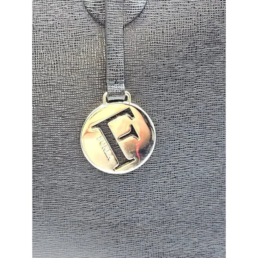 Furla Women's Black Saffiano Leather  Tessa Tote  Shoulder Bag Size Large 2712 - Picture 4 of 16